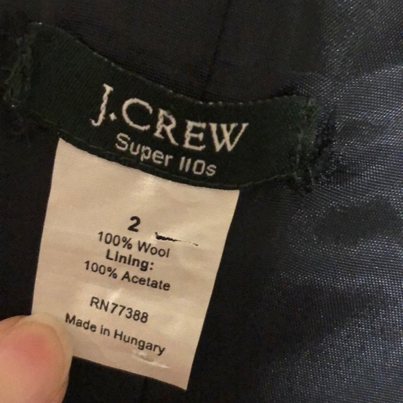 Jcrew Super 110s size 2 Wool blazer - Picture 7 of 9